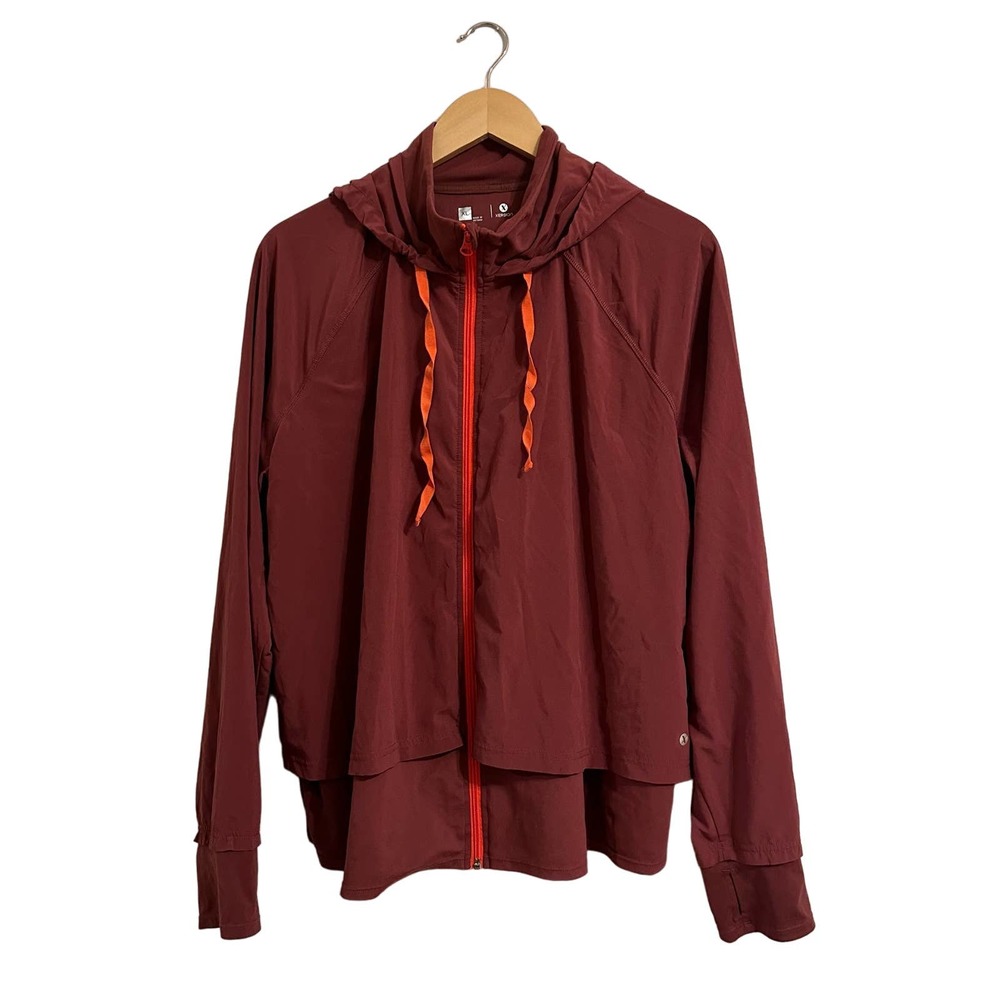 Xersion Red Full Zip Athletic Jacket Size XL